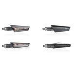 Coppia Frecce A Led Moto Chaft Harper Omologate Nero Catadiottro Fumè - G.E. MotoShop