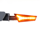 Coppia Frecce A Led Moto Chaft Harper Omologate Nero Catadiottro Fumè - G.E. MotoShop