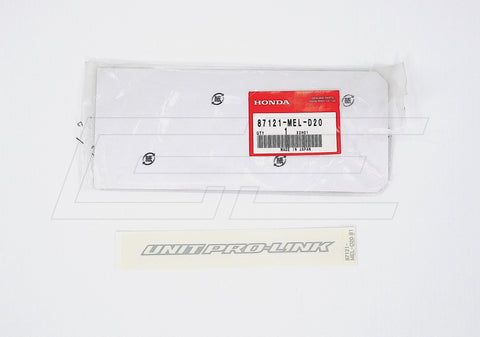 Adesivo Logo Honda Unit Pro Link 87121-MEL-D20 - G.E. MotoShop