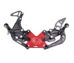 Pedane Regolabili Spider Suzuki GSX-R 600-750 2011-2016 - G.E. MotoShop