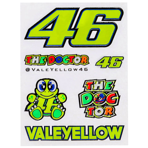 Set Adesivi Valentino Rossi VR46 - G.E. MotoShop