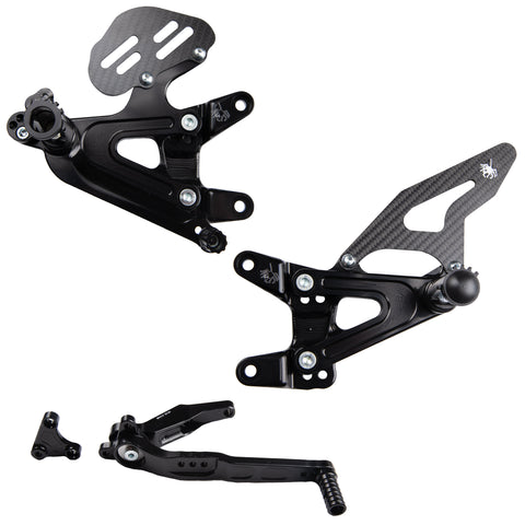 Pedane Arretrate Regolabili Spider Honda CBR 1000 RR 2020 - G.E. MotoShop