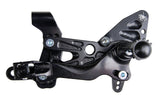 Pedane Arretrate Spider Ducati Panigale V4-V4S-V4R / EVO Model Black - G.E. MotoShop