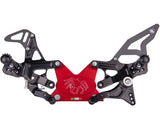 Pedane Regolabili Spider Aprilia RSV4 2017> - G.E. MotoShop