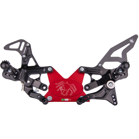 Pedane Regolabili Spider Aprilia RSV4 <2016 - G.E. MotoShop